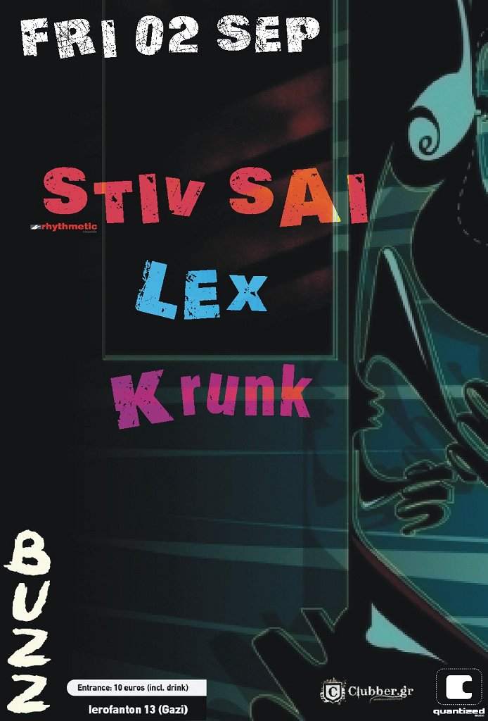 Steve Sai, Lex & Krunk - Página frontal