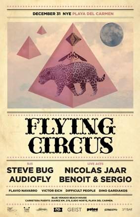Flying Circus // Nye // Playa Del Carmen - Página frontal