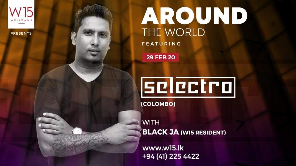 Around The World Feat. Selectro (Colombo) - フライヤー表
