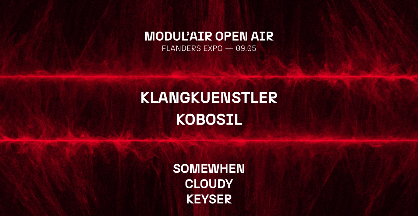 MODUL'AIR Open Air: KlangKuenstler & Kobosil - フライヤー表