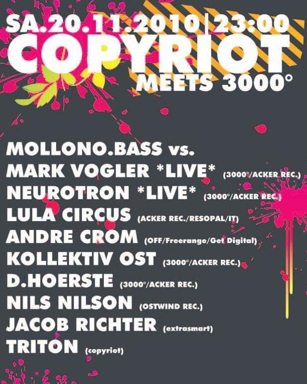 Copyriot Meets 3000� - Página frontal