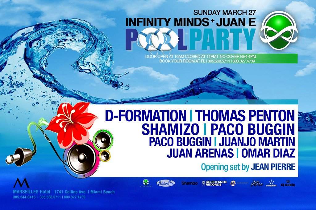 Infinity Minds Pool Party - フライヤー表