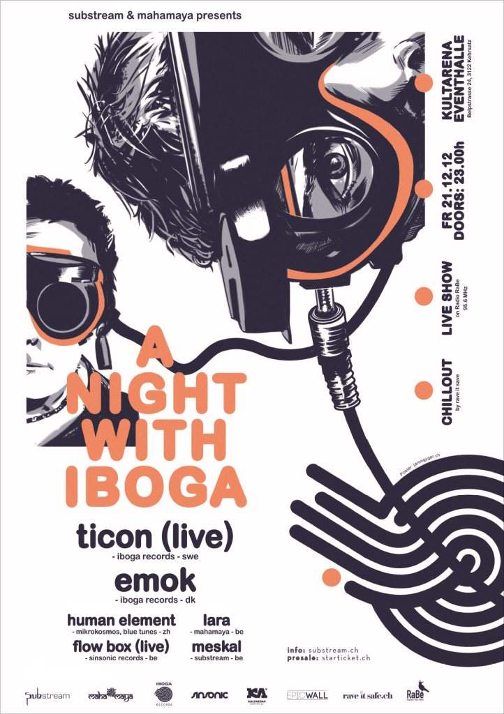 A Night with Iboga - フライヤー表