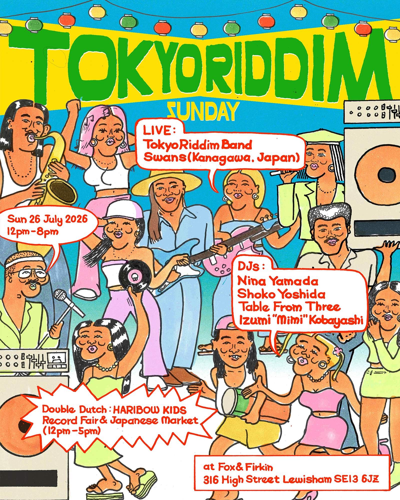 Tokyo Riddim Sunday at The Fox and Firkin, London · Tickets