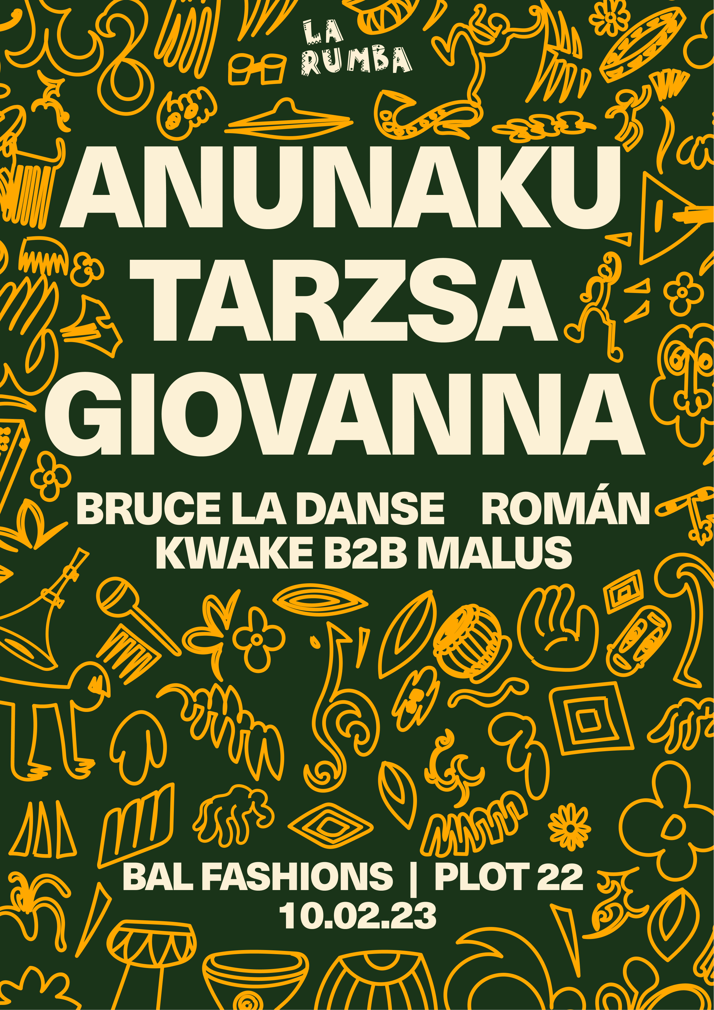 La Rumba x The Right To Dance fund: Anunaku, Tarzsa, Giovanna, KWAKE ...