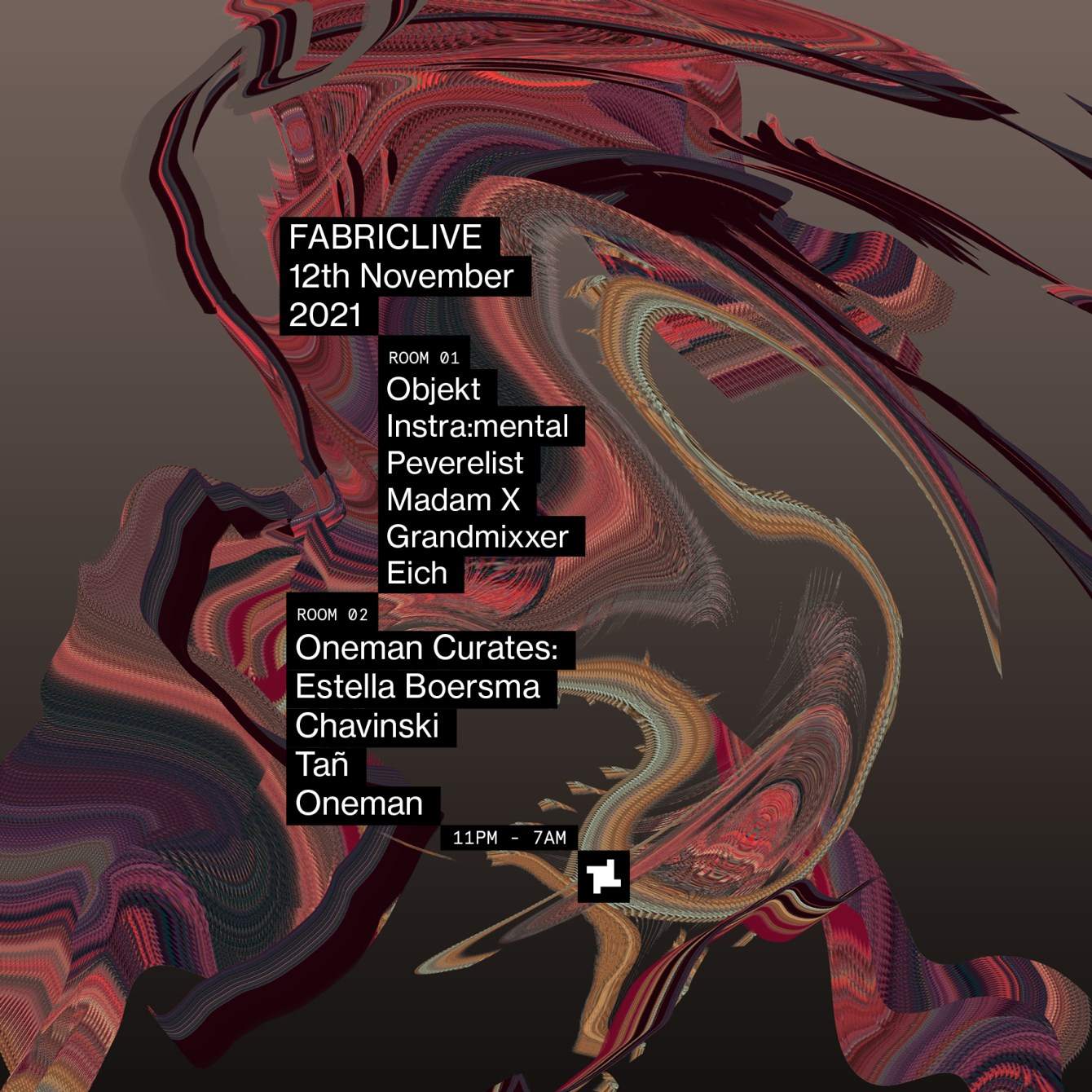 FABRICLIVE: Objekt, Instra:Mental, Oneman Curates, Peverelist & More - フライヤー表