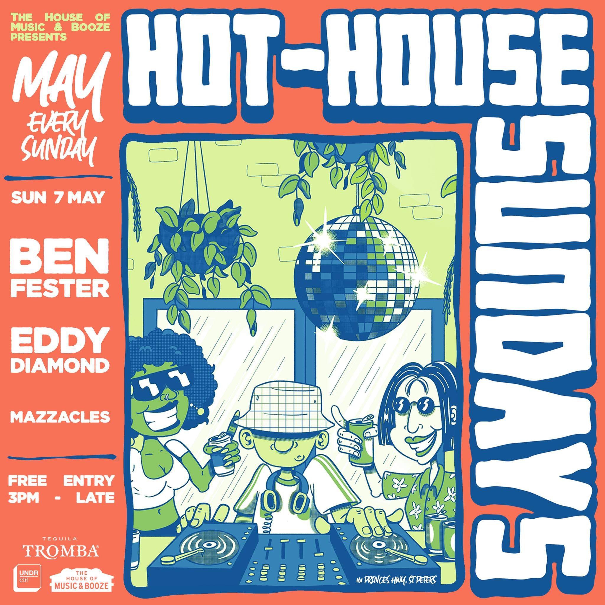 Hot-House Sundays - Ben Fester, Eddy Diamond, Mazzacles - Página frontal