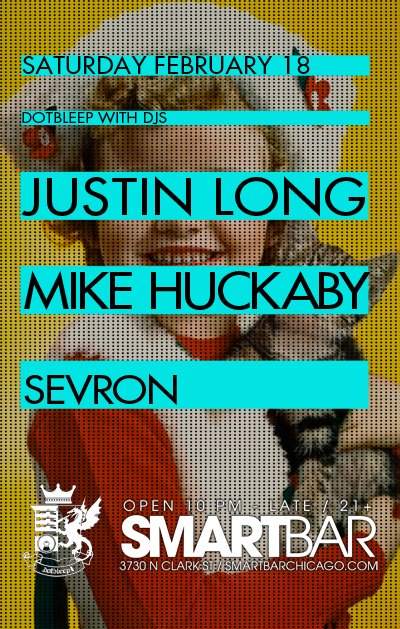 Dotbleep feat Justin Long, Mike Huckaby, & Sevron - Página frontal