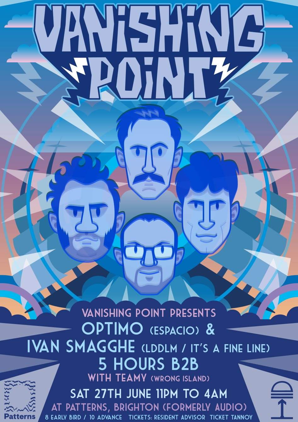 Vanishing Point with Optimo B2B Ivan Smagghe and Wrong Island - Página frontal