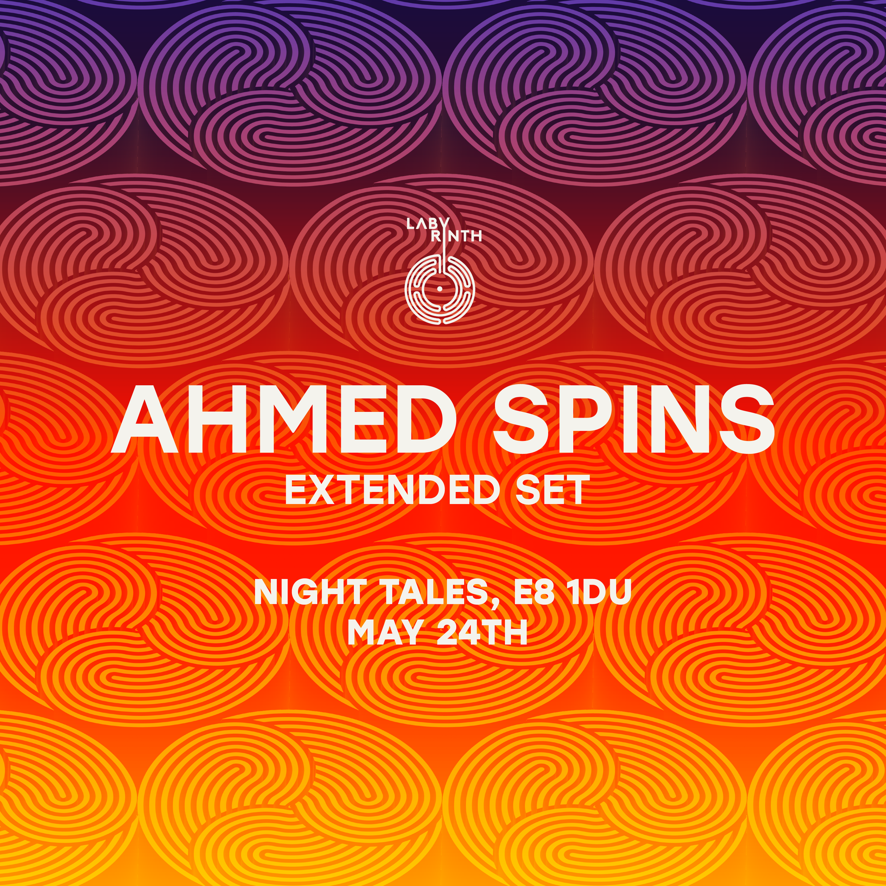 Labyrinth presents: Ahmed Spins extended set - Página frontal