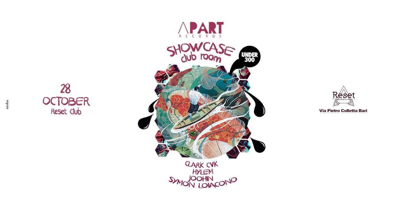 Apart Records Showcase - フライヤー表