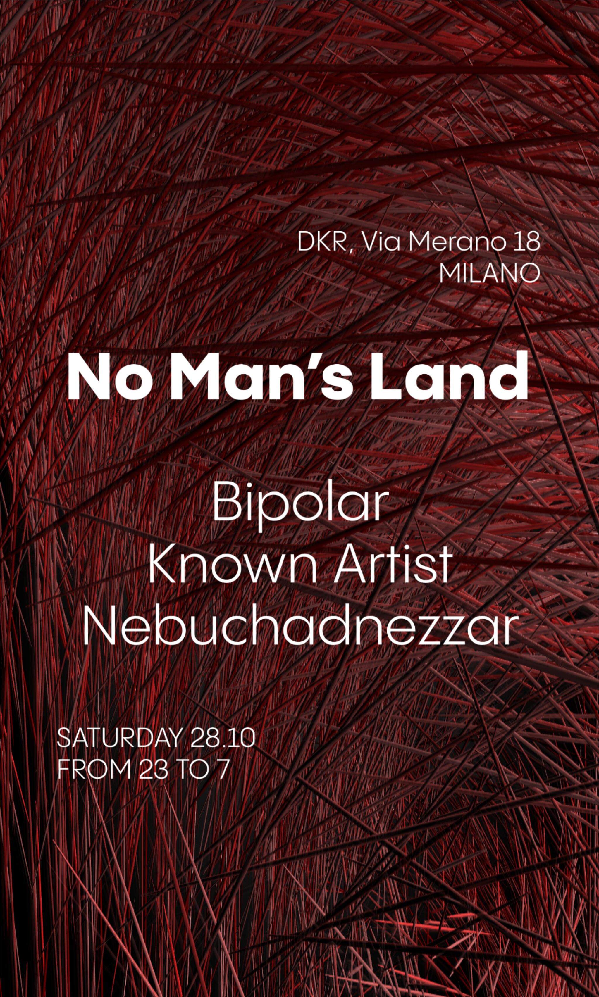 No Man's Land: Opening II with Nebuchadnezzar (ITA Debut) - Página frontal