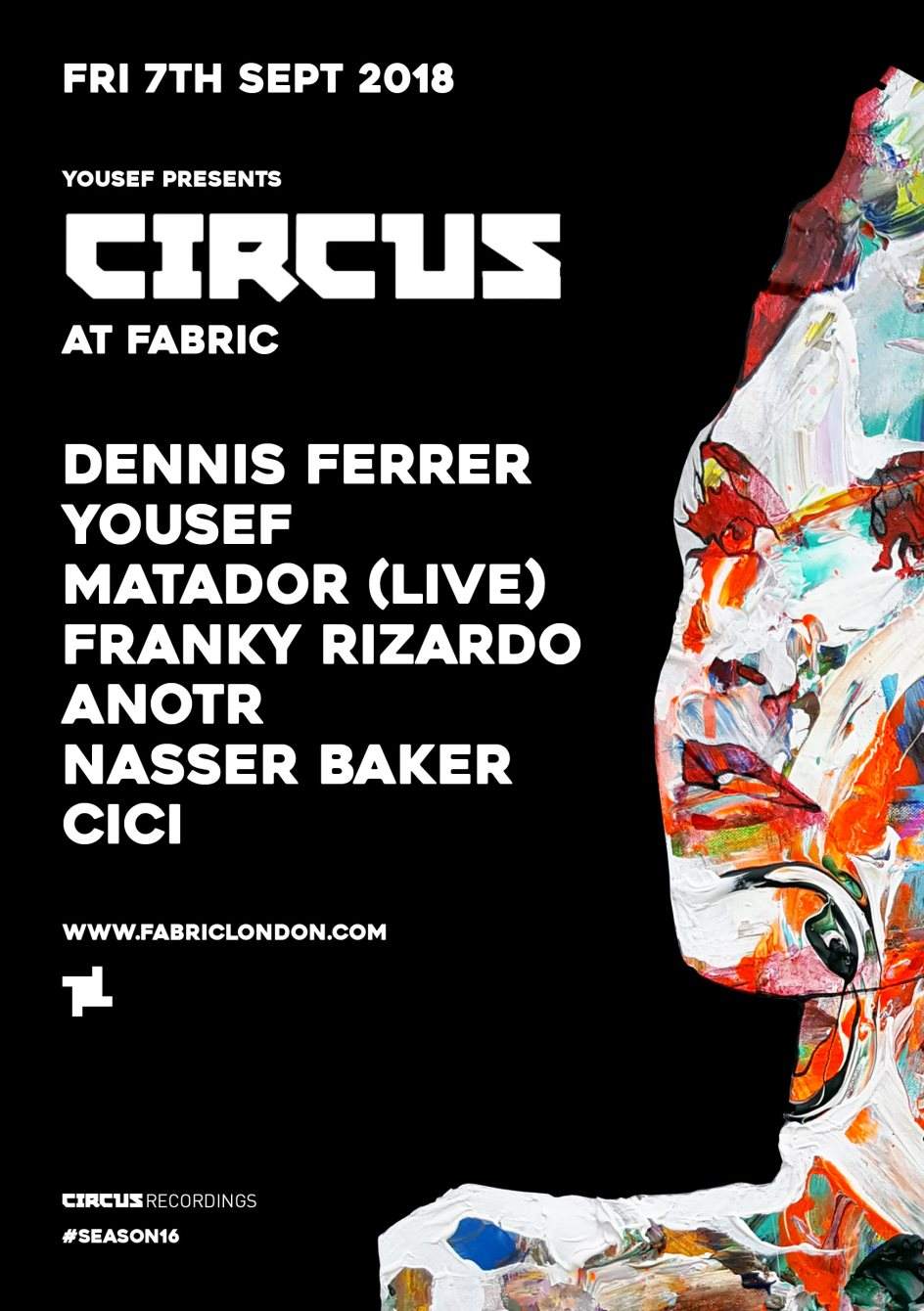 Forms x Circus: Dennis Ferrer, Yousef, Matador & More - Página trasera