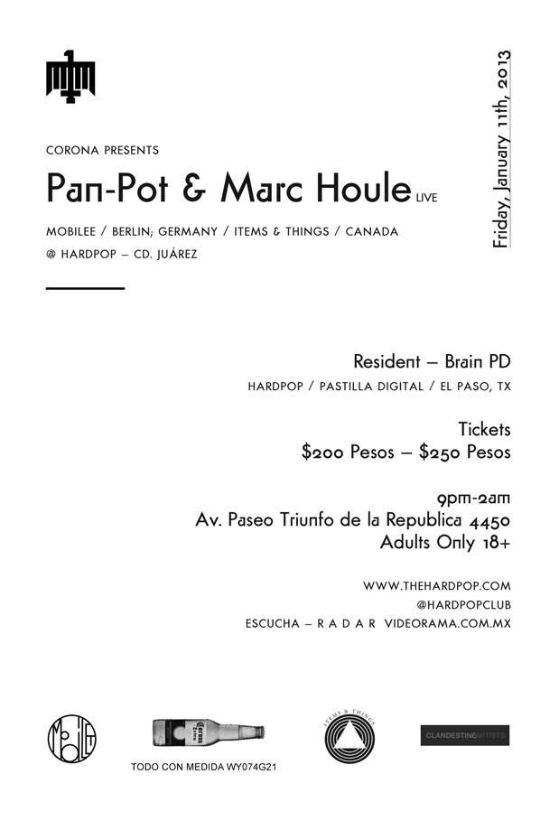 Pan Pot & Marc Houle (Live) - Página trasera