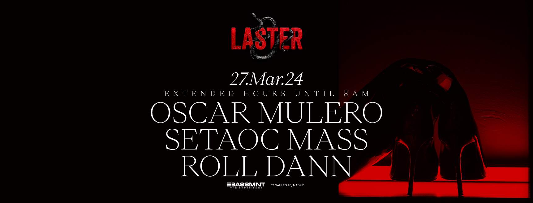 Laster Club vol. XLVIII - Oscar Mulero, Setaoc Mass & Roll Dann [EXTENDED HOURS TILL 8AM] - Página frontal