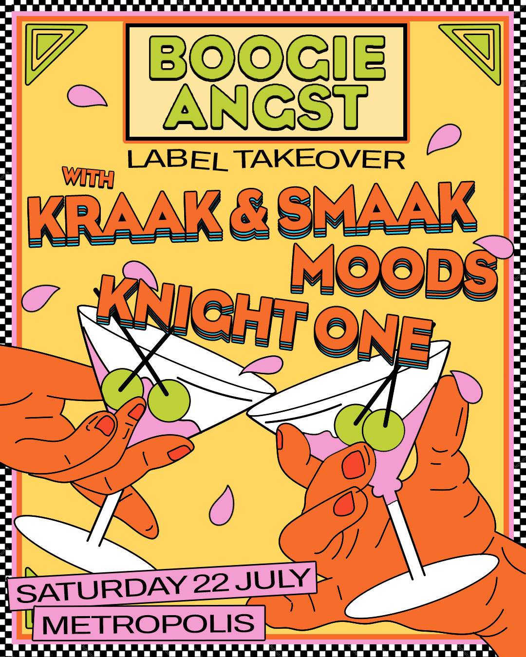 Boogie Angst Label Party: Kraak & Smaak (DJ), Moods & Knight One - Página trasera