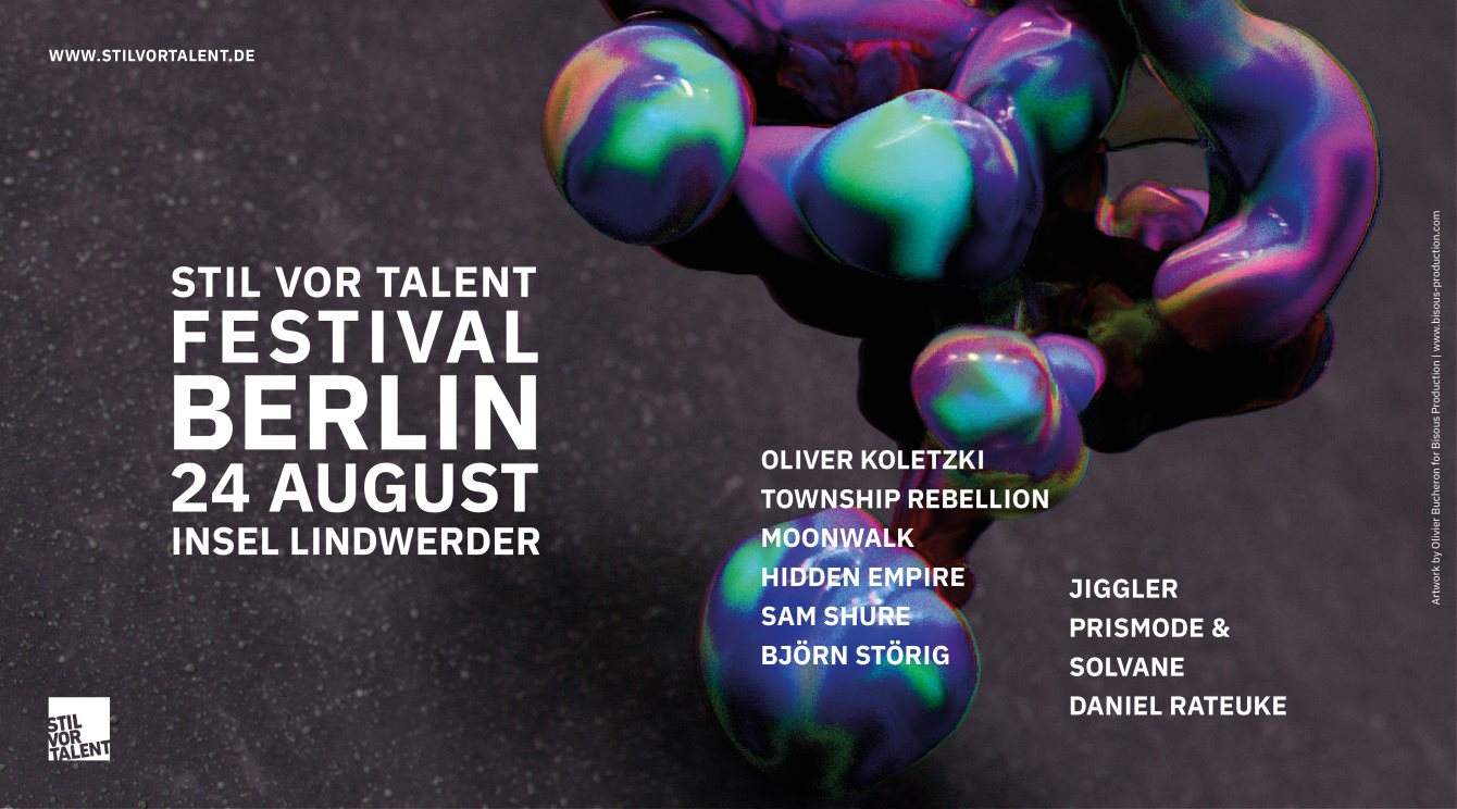 Stil Vor Talent Island Festival - Berlin - フライヤー裏