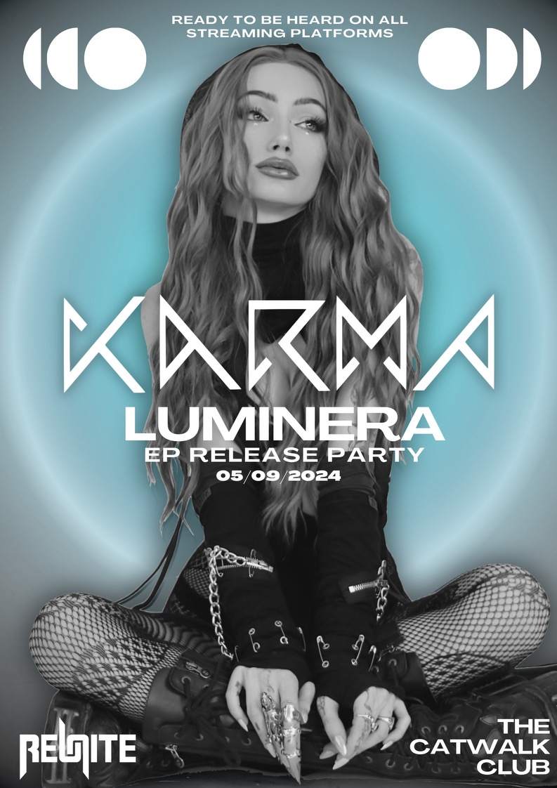 KARMA - LUMINERA  EP RELEASE PARTY - フライヤー表