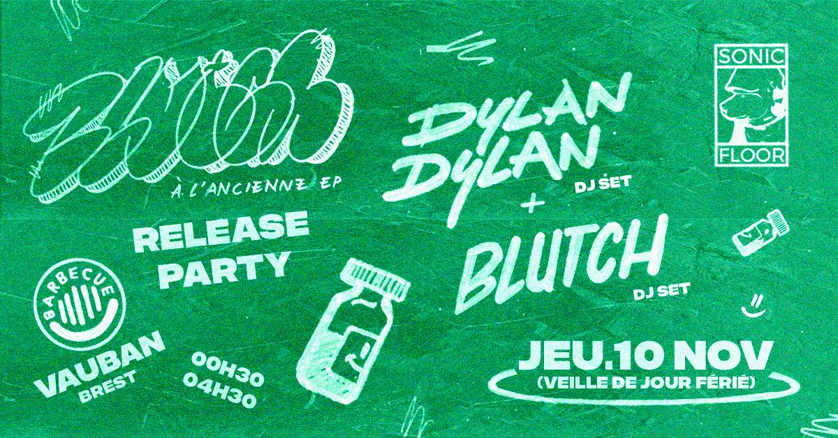 Blutch Release Party: Dylan Dylan + Blutch - Página frontal