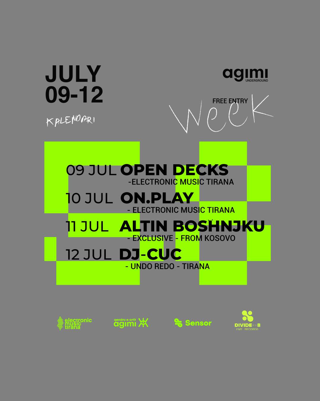 The first night of the two-year anniversary of Agimi at Underground ...