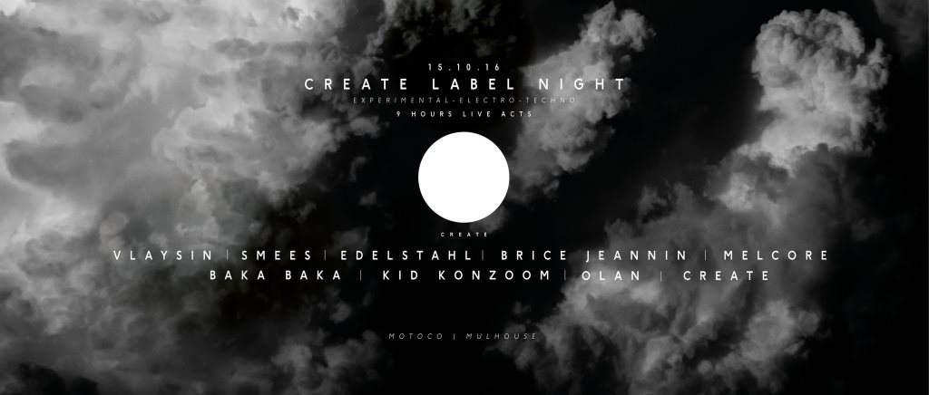 Create Label Night - Página frontal