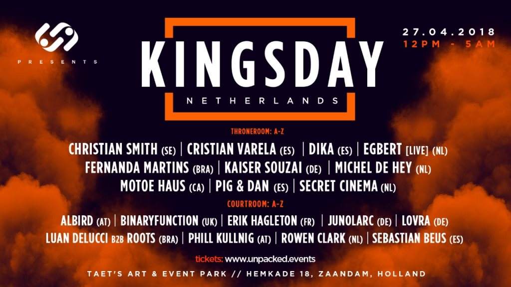 Kingsday Netherlands - Página frontal