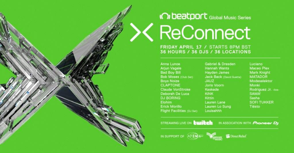 Beatport presents: Reconnect. A Global Music Series - Página frontal