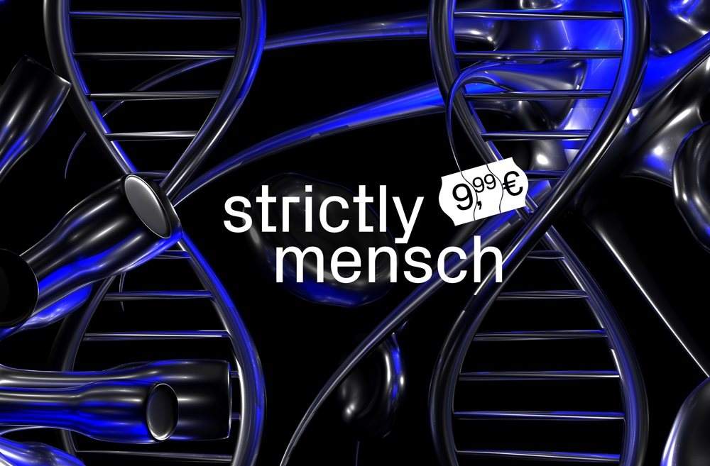 Strictly Mensch with Moomin & Iron Curtis - フライヤー表