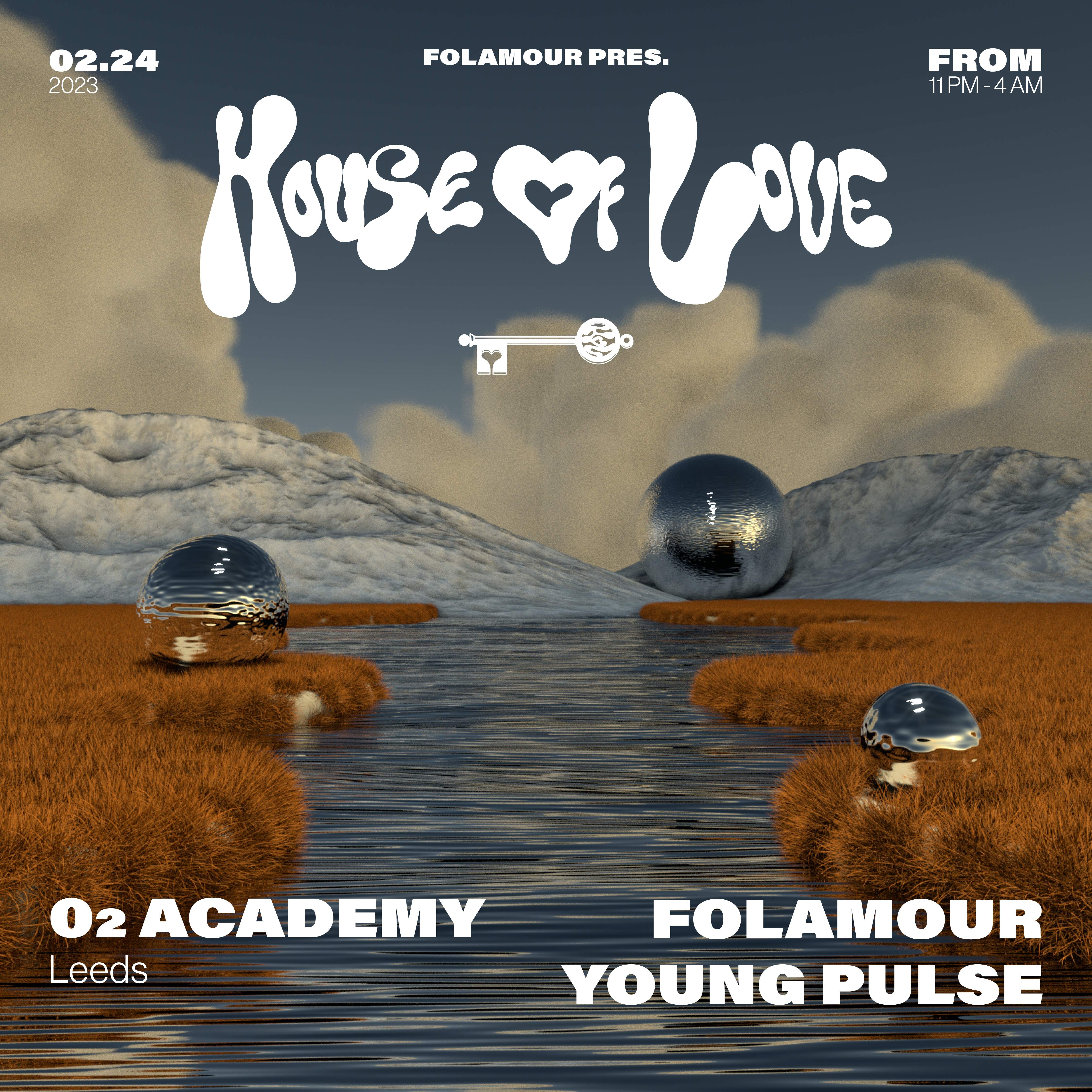 Folamour presents House of Love, Leeds - フライヤー裏