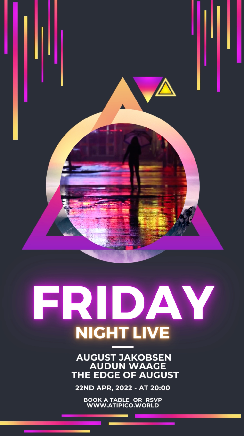 Friday Night Live - フライヤー表