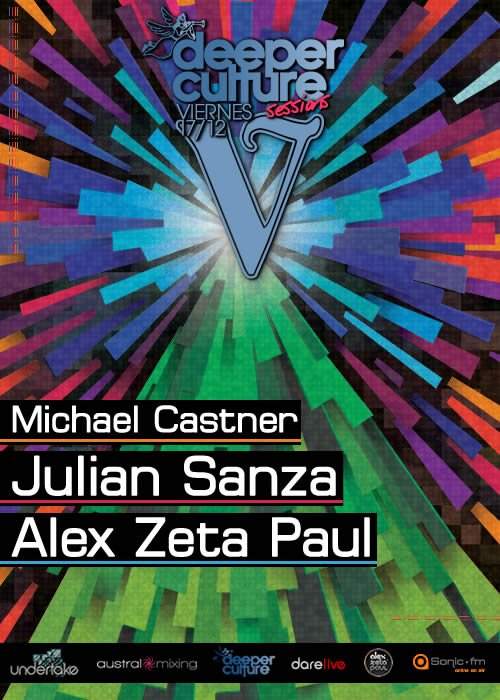 Deeper Culture Sessions 5: Alex Zeta Paul, Julian Sanza) - Página frontal