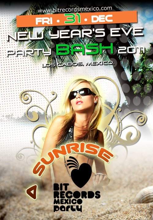 New Years Eve In Los Cabos - A Sunrise Bit Records Mexico Party - Página frontal