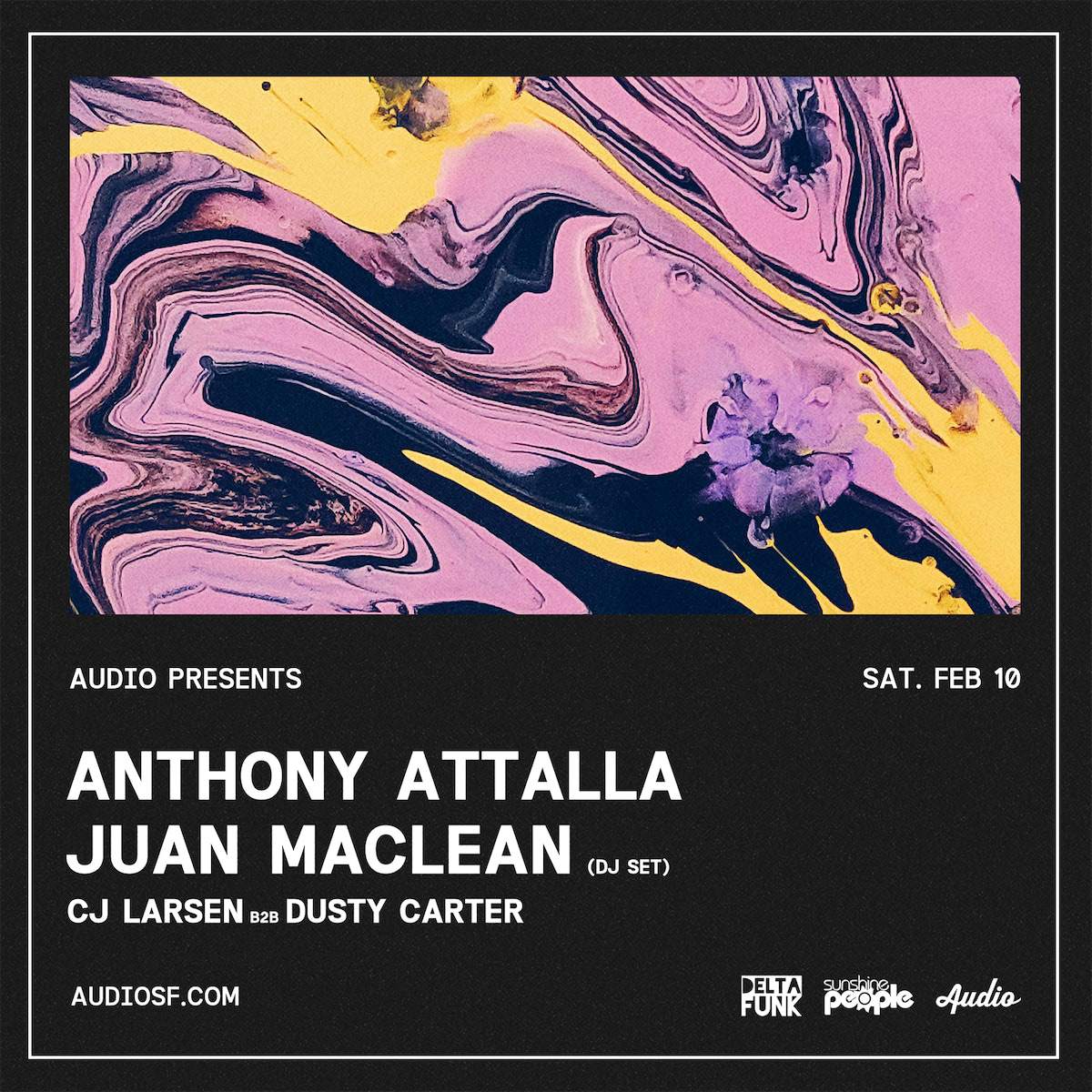 Anthony Attalla + Juan Maclean (DJ SET) - フライヤー表