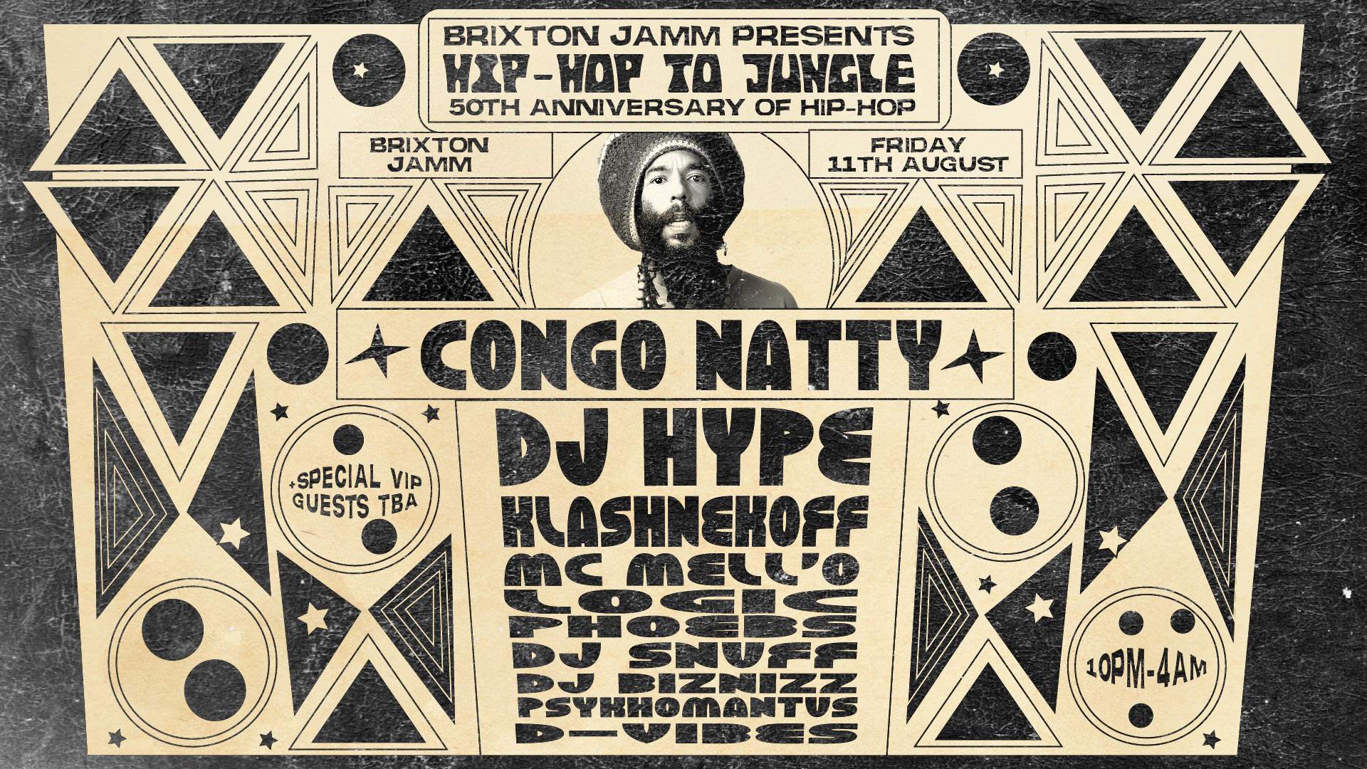 Hip-Hop to Jungle w/ Congo Natty, DJ Hype, Klashnekoff & Lots More - Página frontal