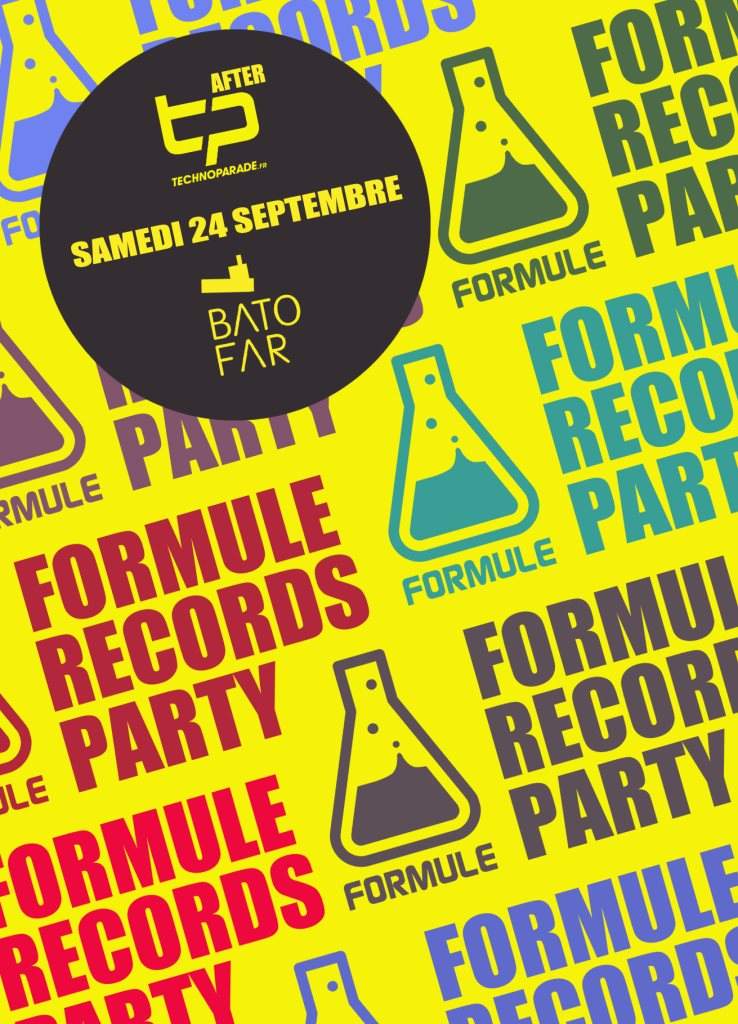 Formule Records Party - After Techno Parade: Mason / Adam Polo / Chocobox - Página frontal