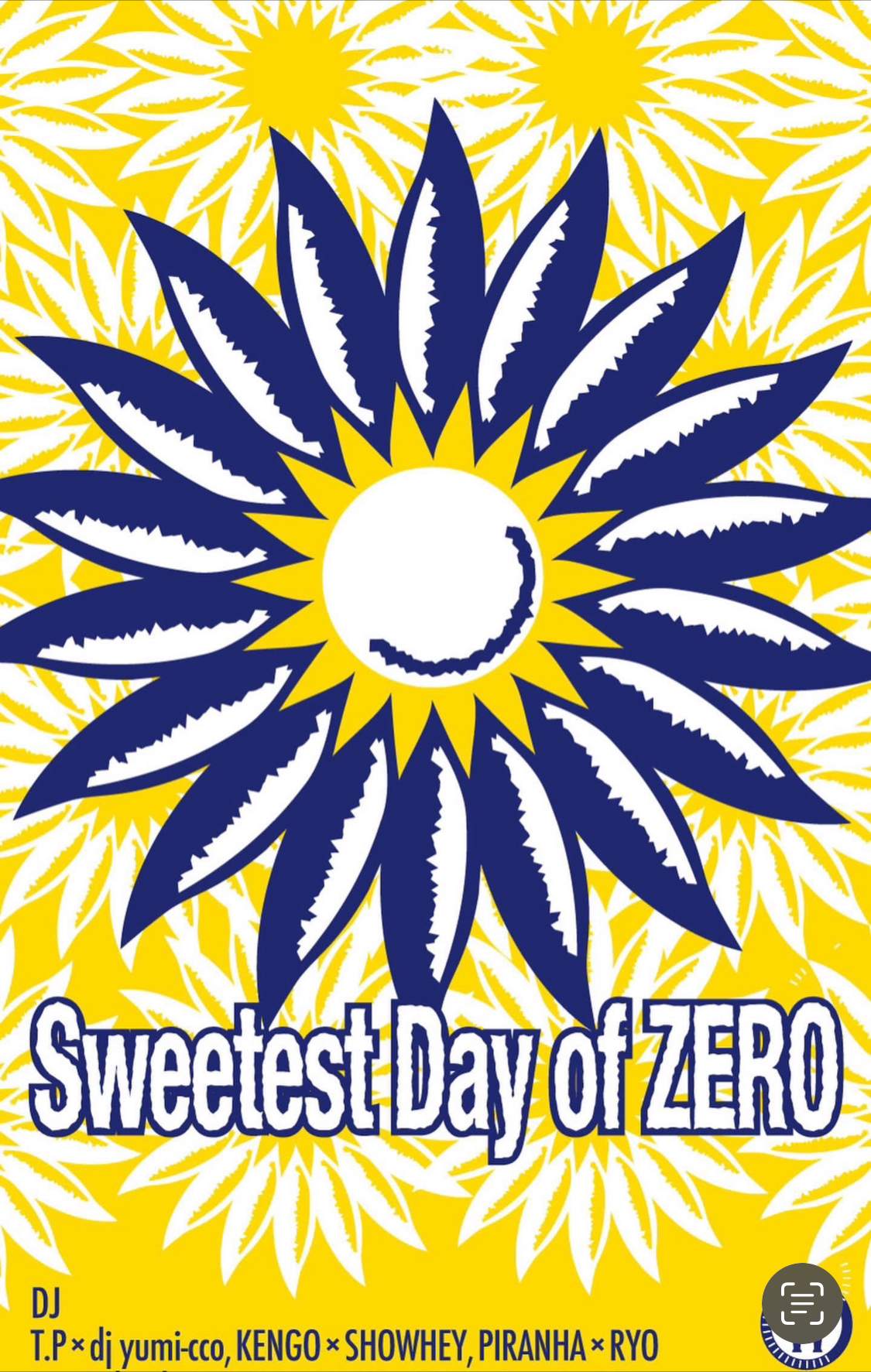 Sweetest Day of ZERO - フライヤー表