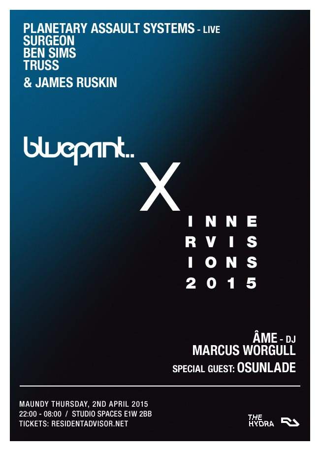 Blueprint x Innervisions with Planetary Assault Systems, Ame, Surgeon - Página frontal