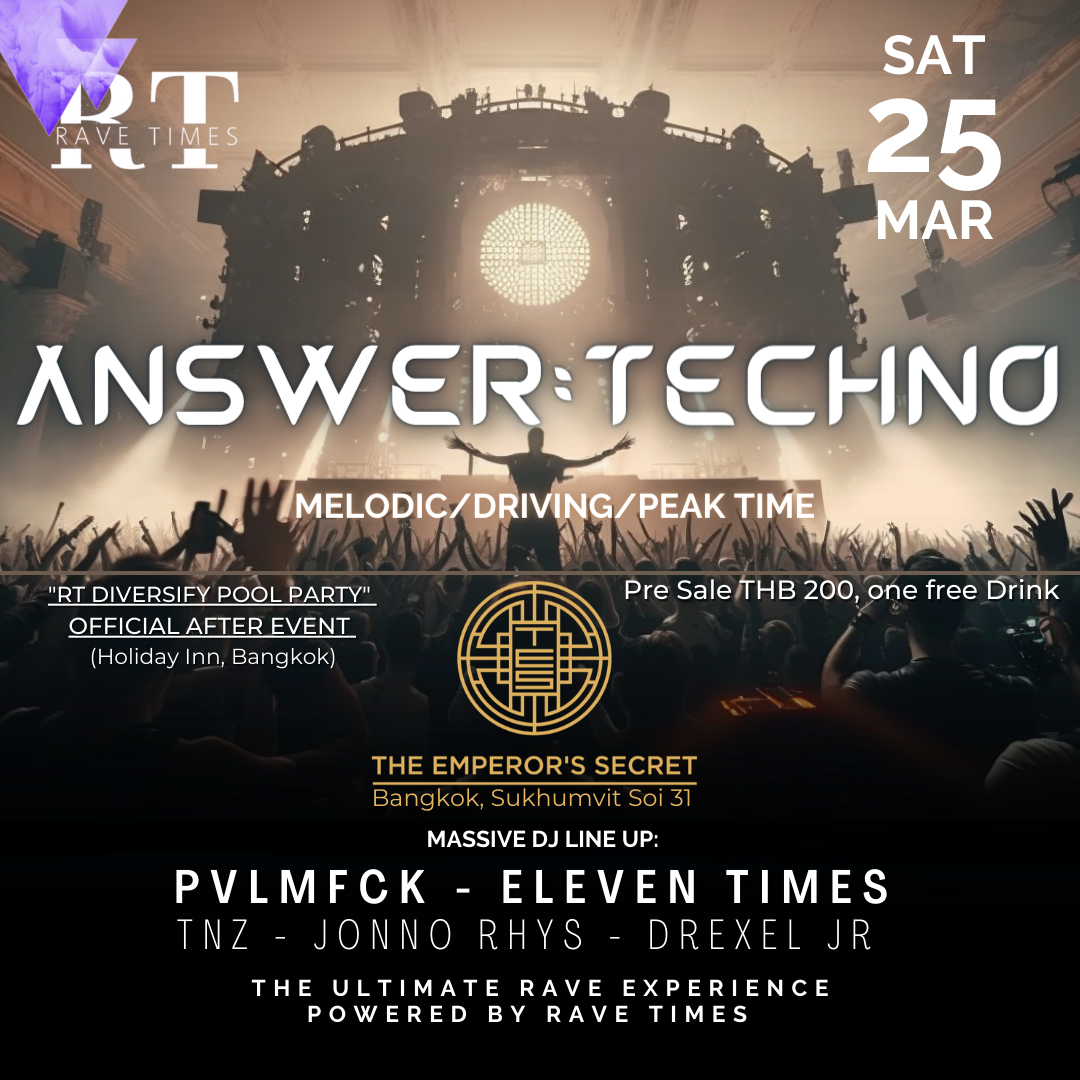 Answer: Techno @The Emperor's Secret Club, by Rave Times - Página frontal