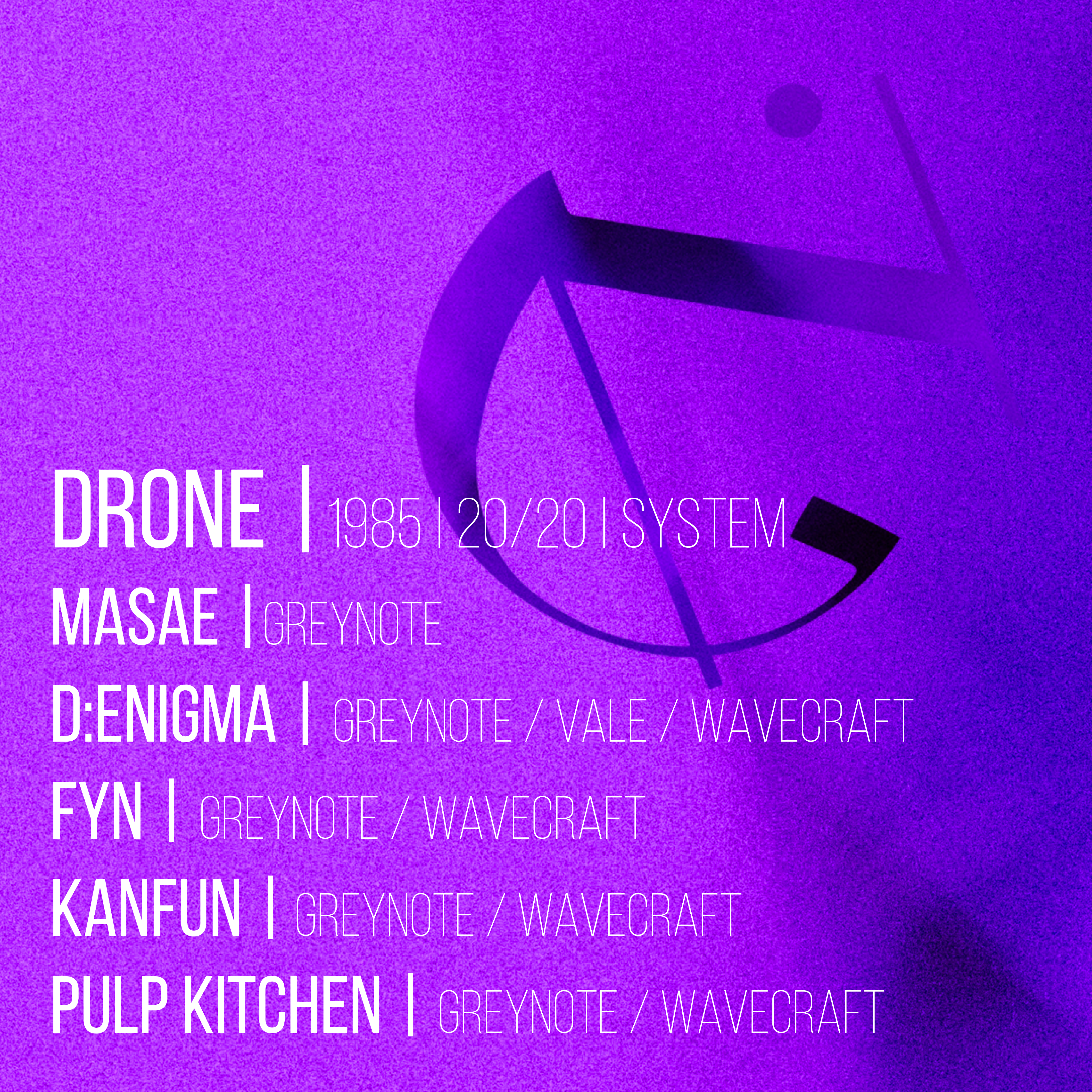 GreyNote invites Drone (UK) - Página frontal