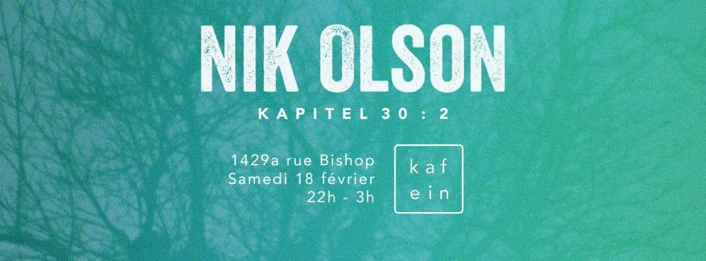 Nik Olson - Kapitel 30: 2 - フライヤー表