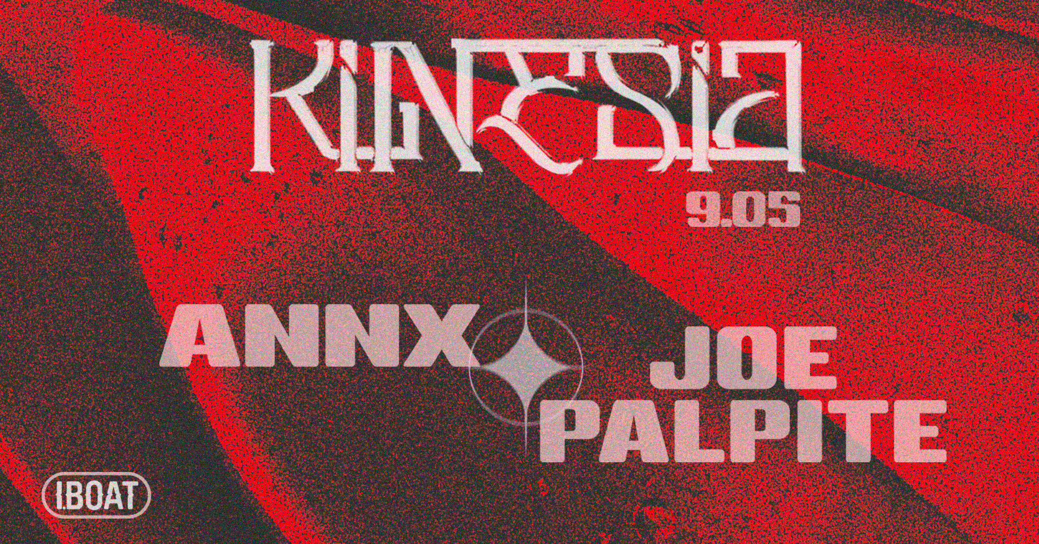 FUGITIV présente Kinesia with Annx & Joe Palpite - Página frontal