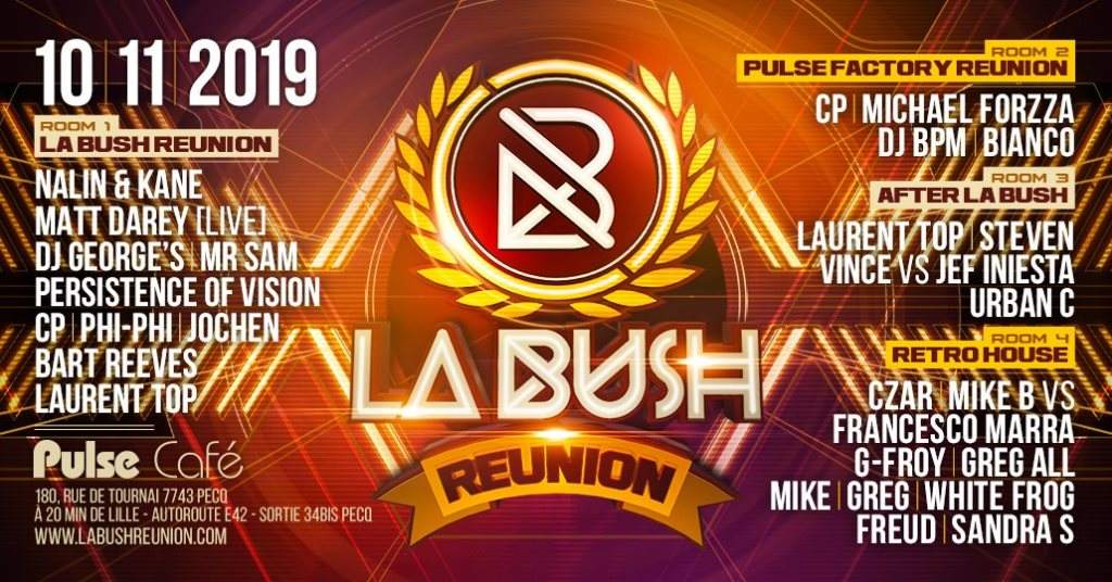 La Bush Reunion - フライヤー表