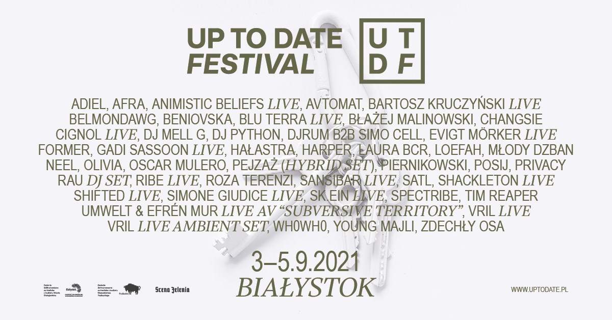 Up To Date Festival 2021 - フライヤー裏