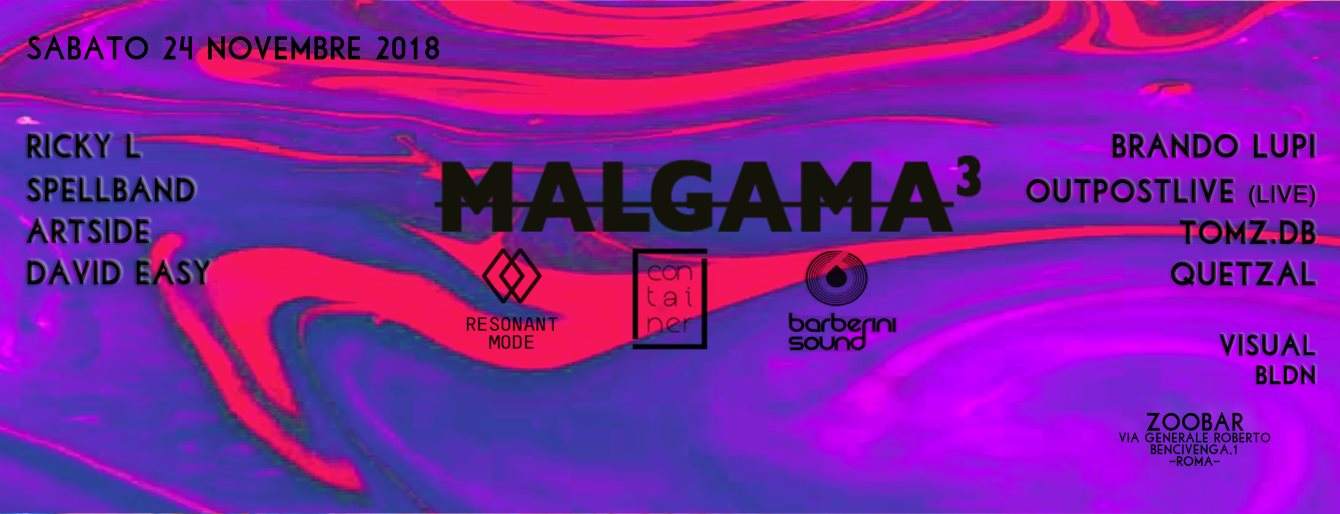Malgama³ - Página frontal