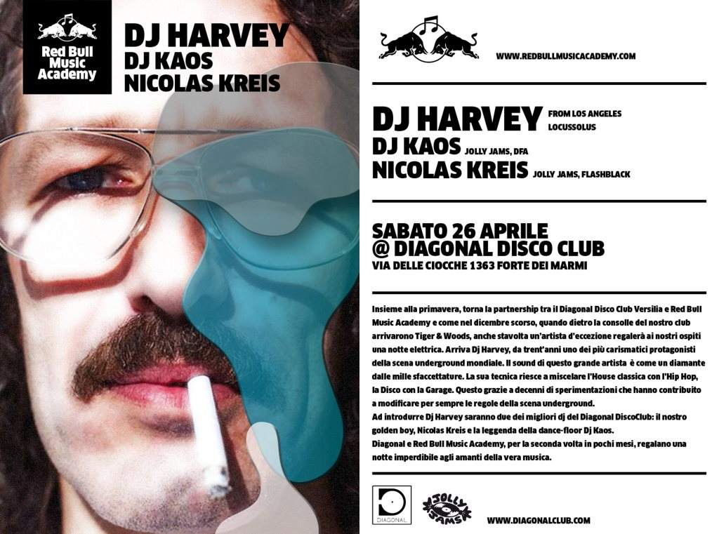 DJ Harvey - Página frontal