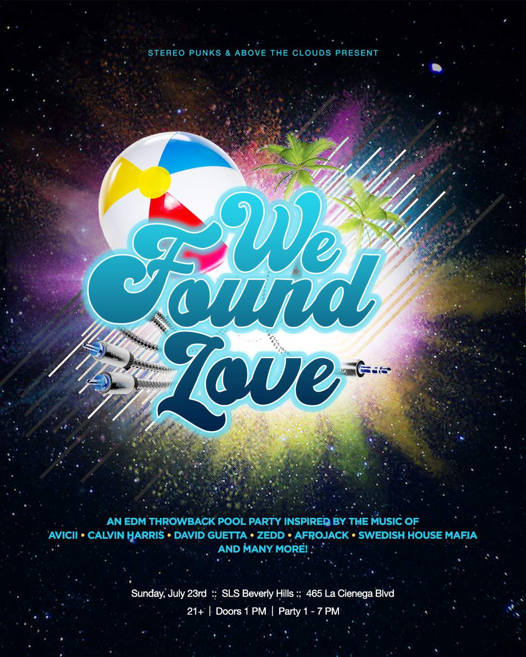 We Found Love: An EDM Throwback Pool Party - フライヤー表