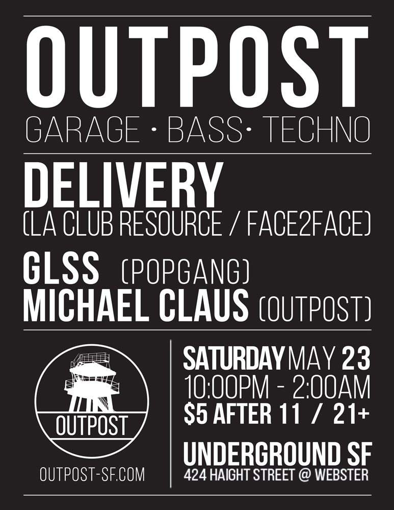 Outpost with Delivery, Glss & Michael Claus - Página trasera