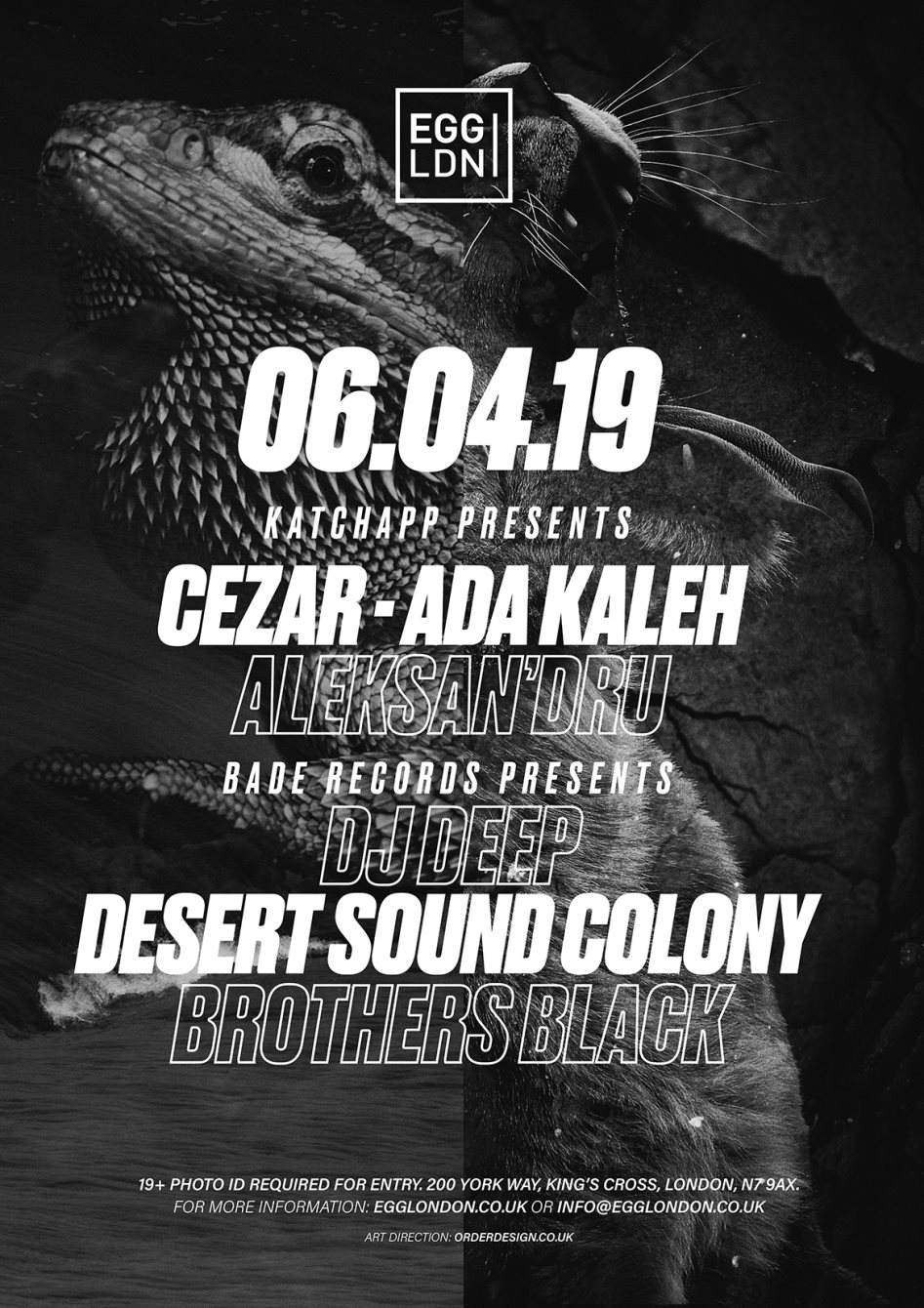 Katchapp presents: (BY Night) CEZAR, Ada Kaleh and Bade Records - Dj Deep, Desert Sound Colony - Página frontal