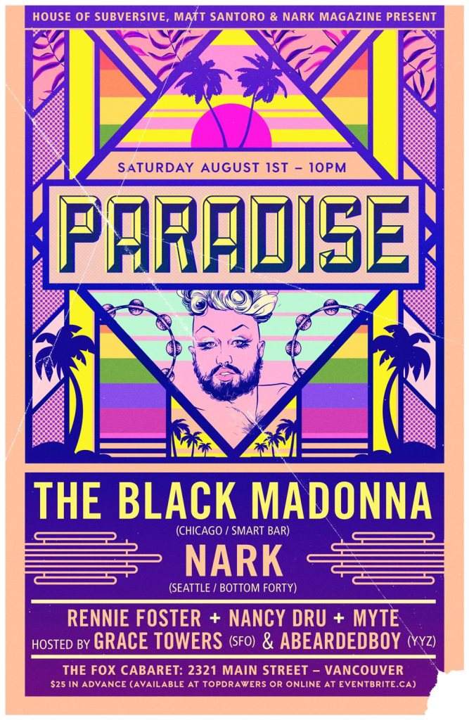 Paradise: The Black Madonna, Nark, Rennie Foster and Guests - Página frontal