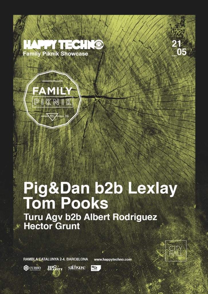 Happy Techno Pres. Family Piknik Showcase with Pig&dan b2b Lexlay - Página frontal